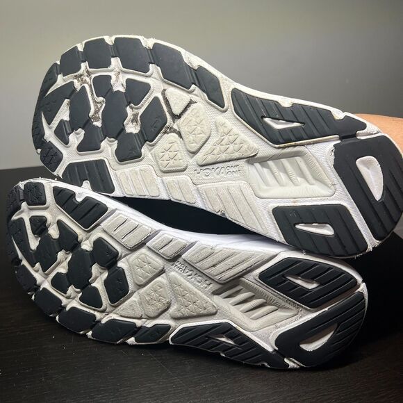 Hoka One One Arahi 6 Black White Running Shoes Men\'s Size 10D main image 7